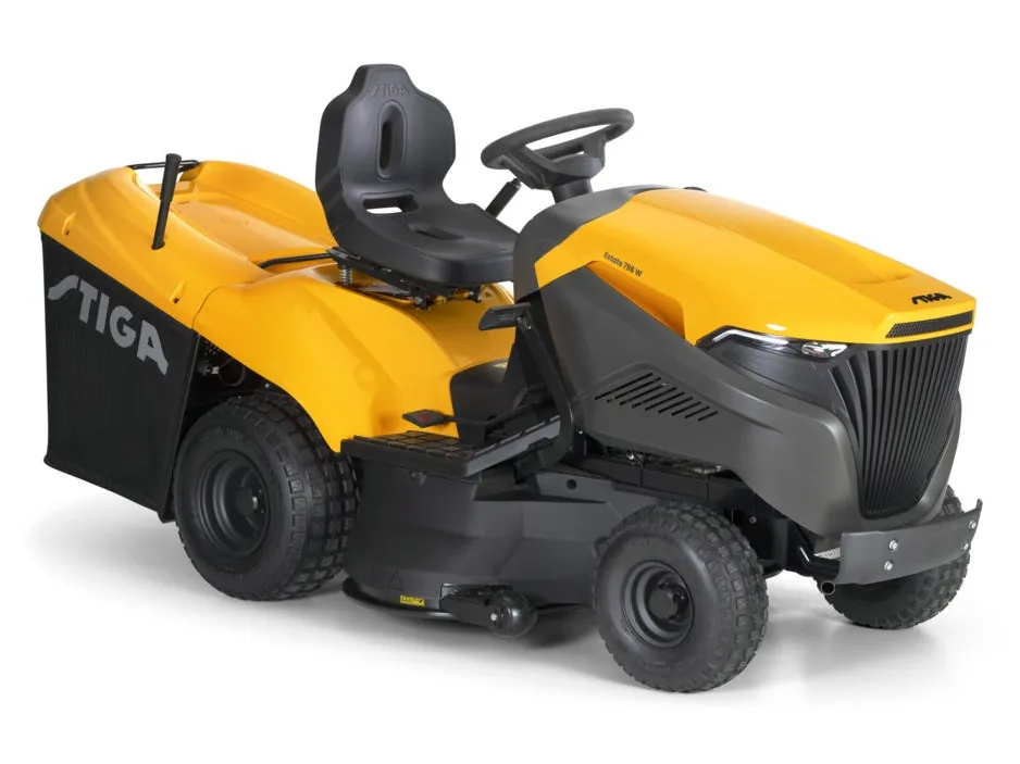 Stiga Estate 798 W, tracteur tondeuse bicylindre avec bac de 300 litres