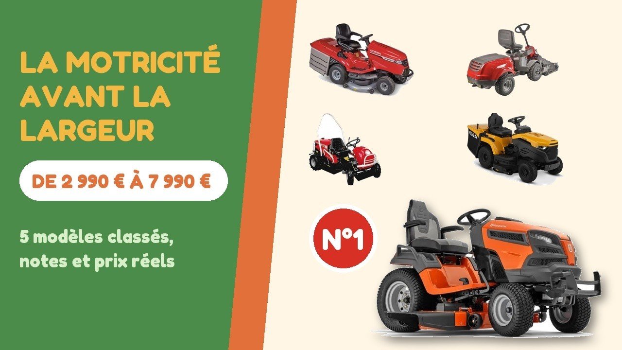 Quel tracteur tondeuse pour 1 hectare ? Le top 5 2026